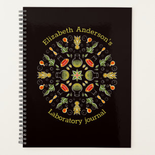 Chemistry Laboratory Botanical Pattern Planner
