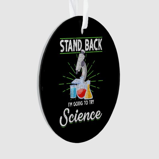 Chemistry Laboratory Physics Science Biology Ornament (voorkant)