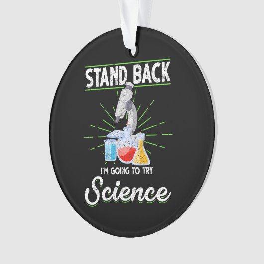 Chemistry Laboratory Physics Science Biology Ornament (voorkant)