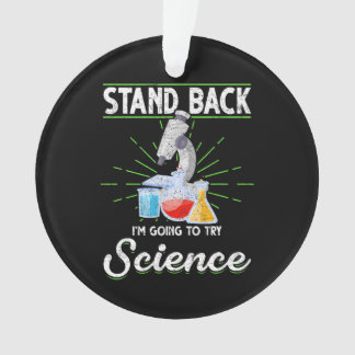 Chemistry Laboratory Physics Science Biology Ornament