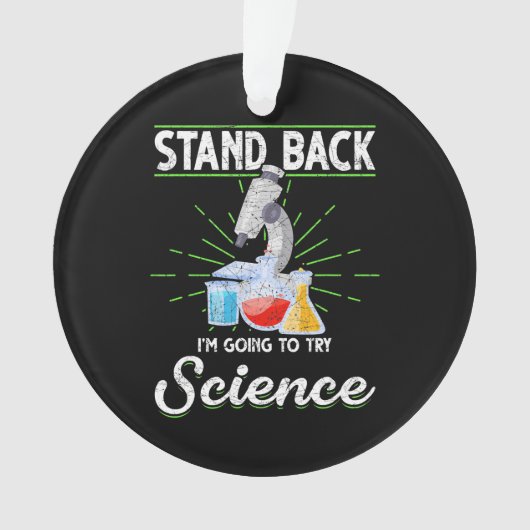 Chemistry Laboratory Physics Science Biology Ornament (voorkant)