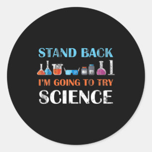 Chemistry Laboratory Physics Science Biology Ronde Sticker