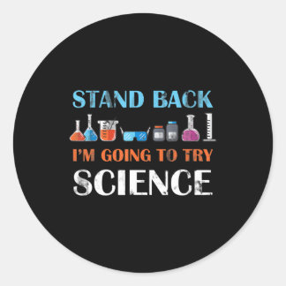 Chemistry Laboratory Physics Science Biology Ronde Sticker