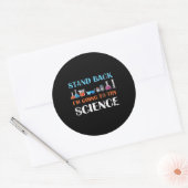Chemistry Laboratory Physics Science Biology Ronde Sticker (Envelop)