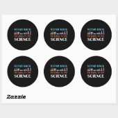 Chemistry Laboratory Physics Science Biology Ronde Sticker (Vel)