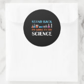 Chemistry Laboratory Physics Science Biology Ronde Sticker (Tas)