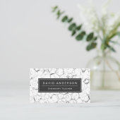 Chemistry leraar stijlvolle chemische formule visitekaartje (Staand voorkant)