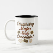 Chemistry Major Chocolate Tweekleurige Koffiemok (Links)