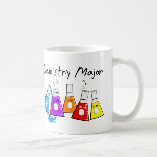 Chemistry Major Gifts Beeker Design Koffiemok (Rechts)