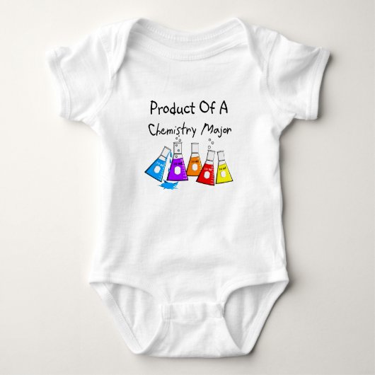 Chemistry Major Gifts Beeker Design Romper (Voorkant)