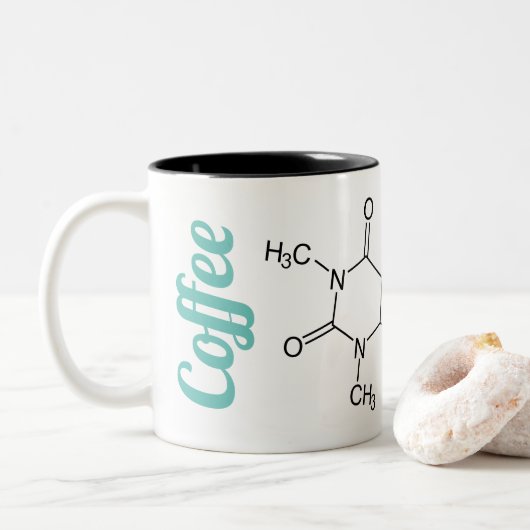 Chemistry Molecule Coffee Mok (Met donut)