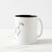 Chemistry Molecule Coffee Mok (Voorkant rechts)