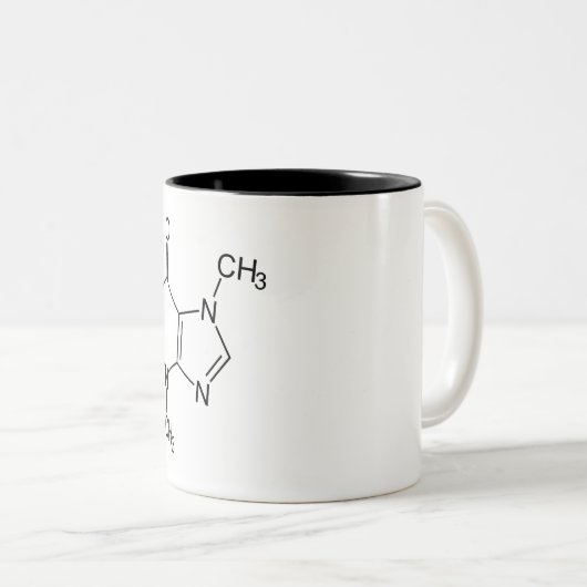 Chemistry Molecule Coffee Mok (Voorkant rechts)