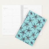 Chemistry Molecule Retro Modern Abstract Patroon Planner (Display)