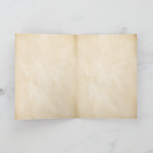 Chemistry Octopus  Parchment Kerstmis Bedankkaart (Binnen)