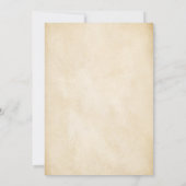 Chemistry Octopus  Parchment Kerstmis Kaart (Achterkant)