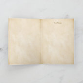 Chemistry Octopus  Parchment Kerstmis Kaart (Binnen)