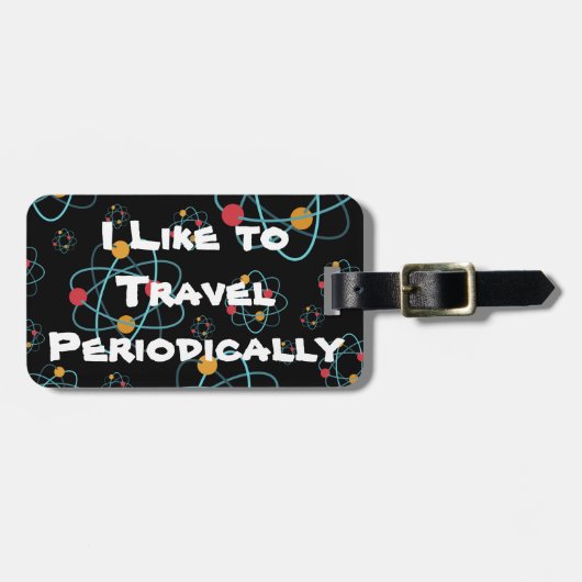 Chemistry Pun Bagagelabel (Voorkant horizontaal)