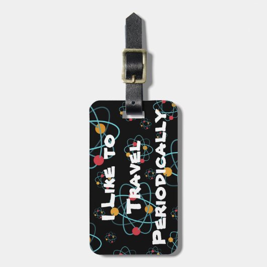 Chemistry Pun Bagagelabel (Voorkant verticaal)