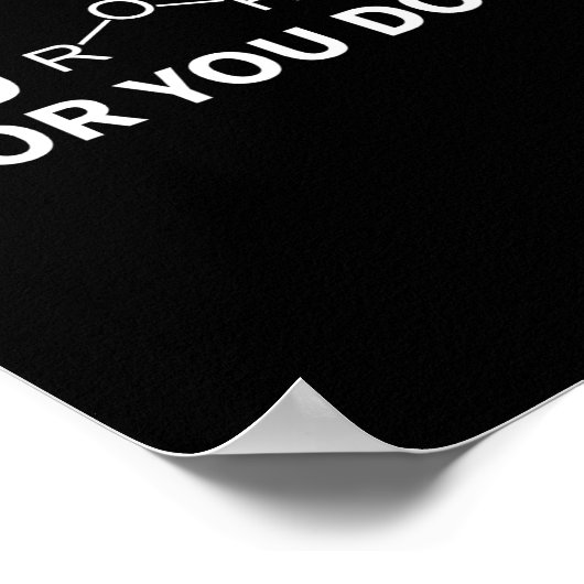 Chemistry Pun You Ether Get It Or You Don't Poster (Hoek)