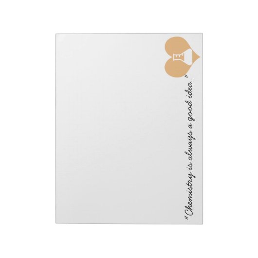 Chemistry Quote Notitieblok (Linkerzijde)