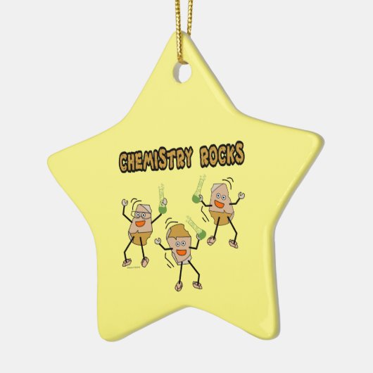 Chemistry Rocks Keramisch Ornament (Links)