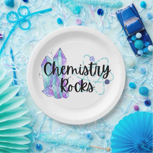 Chemistry Rocks Party Plates Papieren Bordje (Feest)