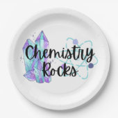 Chemistry Rocks Party Plates Papieren Bordje (Voorkant)
