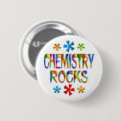CHEMISTRY ROCKS RONDE BUTTON 5,7 CM (Voorkant /achterkant)