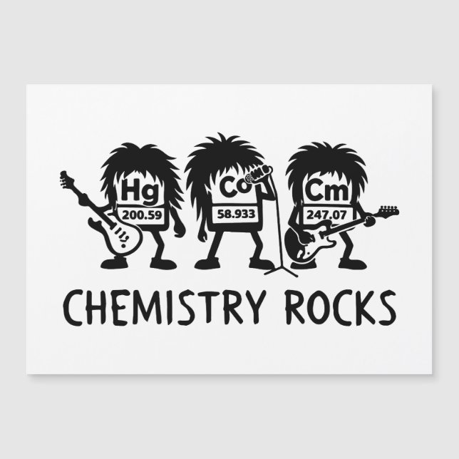 Chemistry Rocks Science Rock Band (Voorkant)