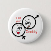 CHEMISTRY RONDE BUTTON 5,7 CM (Voorkant)
