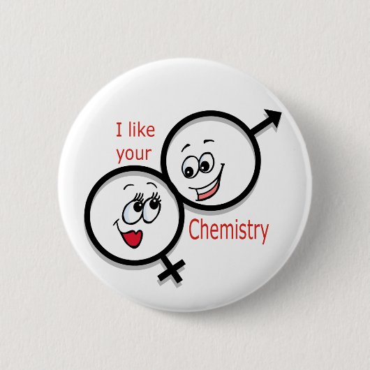 CHEMISTRY RONDE BUTTON 5,7 CM (Voorkant)