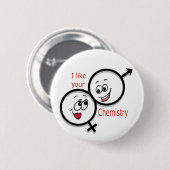 CHEMISTRY RONDE BUTTON 5,7 CM (Voorkant /achterkant)
