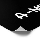 Chemistry Science Acid Attitude A-Mean-Acid Poster (Hoek)