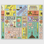 Chemistry Science Banners set. Kleurhandtekening v Cadeaupapier (Vlak)