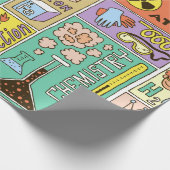 Chemistry Science Banners set. Kleurhandtekening v Cadeaupapier (Hoek)