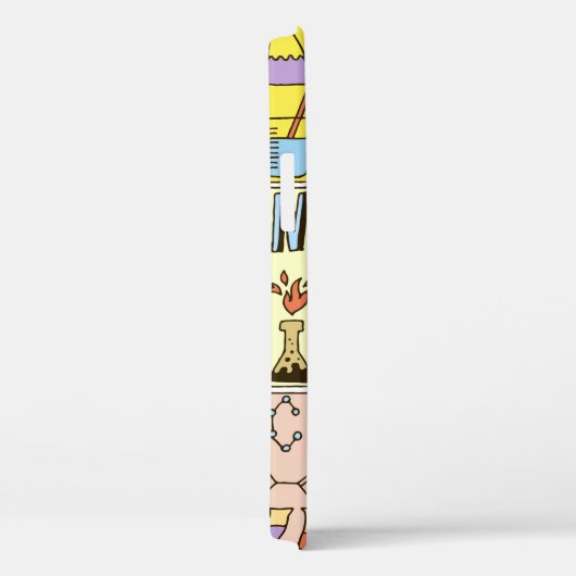 Chemistry Science Banners set. Kleurhandtekening v Case-Mate iPhone Case (Achterkant / Rechts)