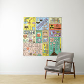 Chemistry Science Banners set. Kleurhandtekening v Wandkleed (In situ)