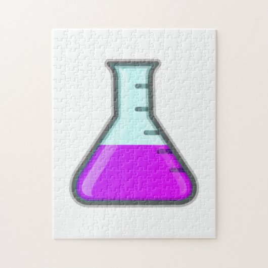 Chemistry Science Beaker Legpuzzel (Verticaal)