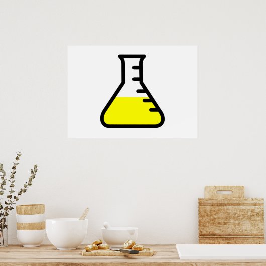 Chemistry Science Beaker Poster (Keuken)