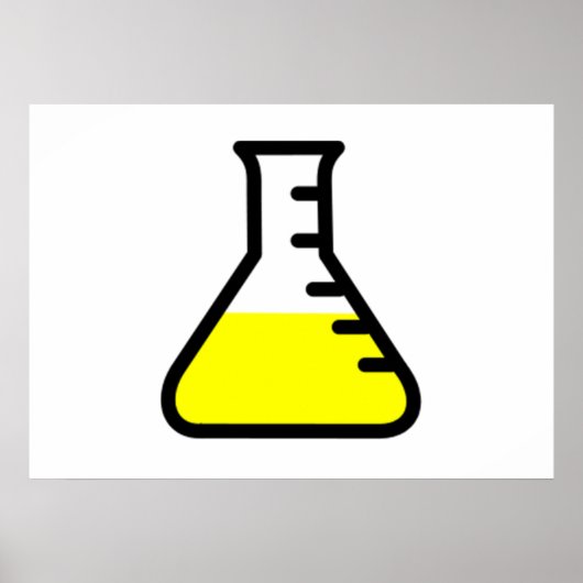 Chemistry Science Beaker Poster (Voorkant)