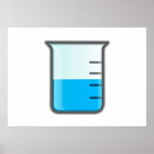 Chemistry Science Beaker Poster (Voorkant)