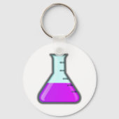 Chemistry Science Beaker Sleutelhanger (Voorkant)