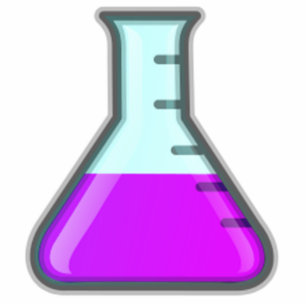 Chemistry Science Beaker Staand Fotobeeldje