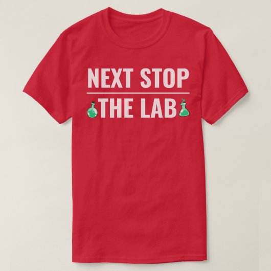 Chemistry Science Chemist Funny Laboratory Lab Ner T-shirt (Design voorkant)