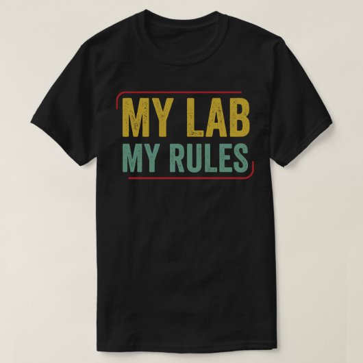 Chemistry Science Chemist Funny Laboratory Lab Ner T-shirt (Design voorkant)