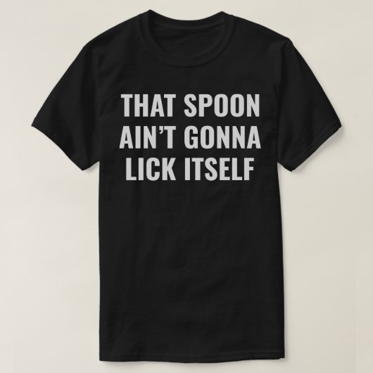 Chemistry Science Chemist Funny Laboratory Spoon T-shirt (Design voorkant)