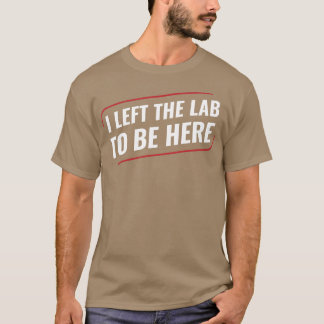 Chemistry Science Chemist I left T-shirt