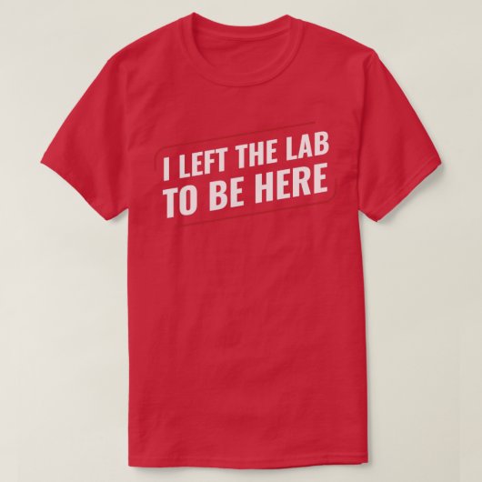 Chemistry Science Chemist I left T-shirt (Design voorkant)