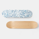 Chemistry Science Doodle Drawing Persoonlijk Skateboard (Horizontaal)
